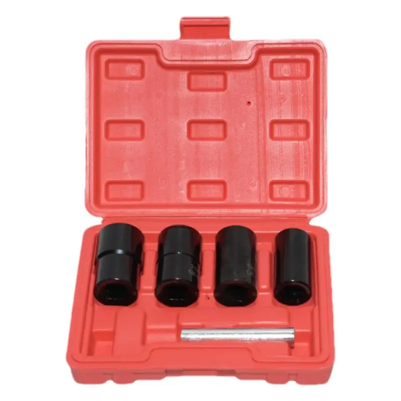 

Bolt Extractor Kit 5PCS Bolt Extractor Set Heavy Duty Nut Remover Set With Solid Storage Case For Rusted Damaged Nuts & Screws