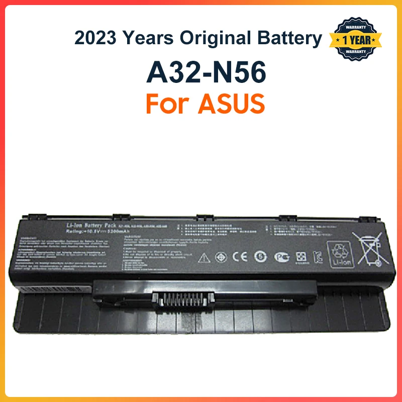 Batería A32-N56 para ordenador portátil, pila para ASUS B53V, B53A, F45A, F45U, R500N, R500VD, F55, N56D, N56DY, N56J, N56JK, N56VM, N56VV, N56VZ, N56VB