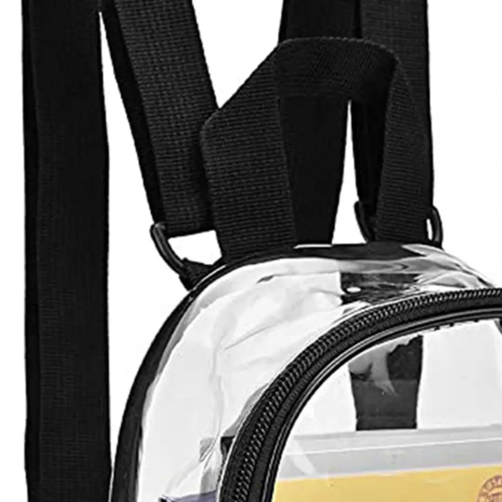 Damen rucksack transparente PVC-Tasche klare Rucksäcke für Teenager Studenten Männer transparente Schult asche Rucksack Stadion genehmigt