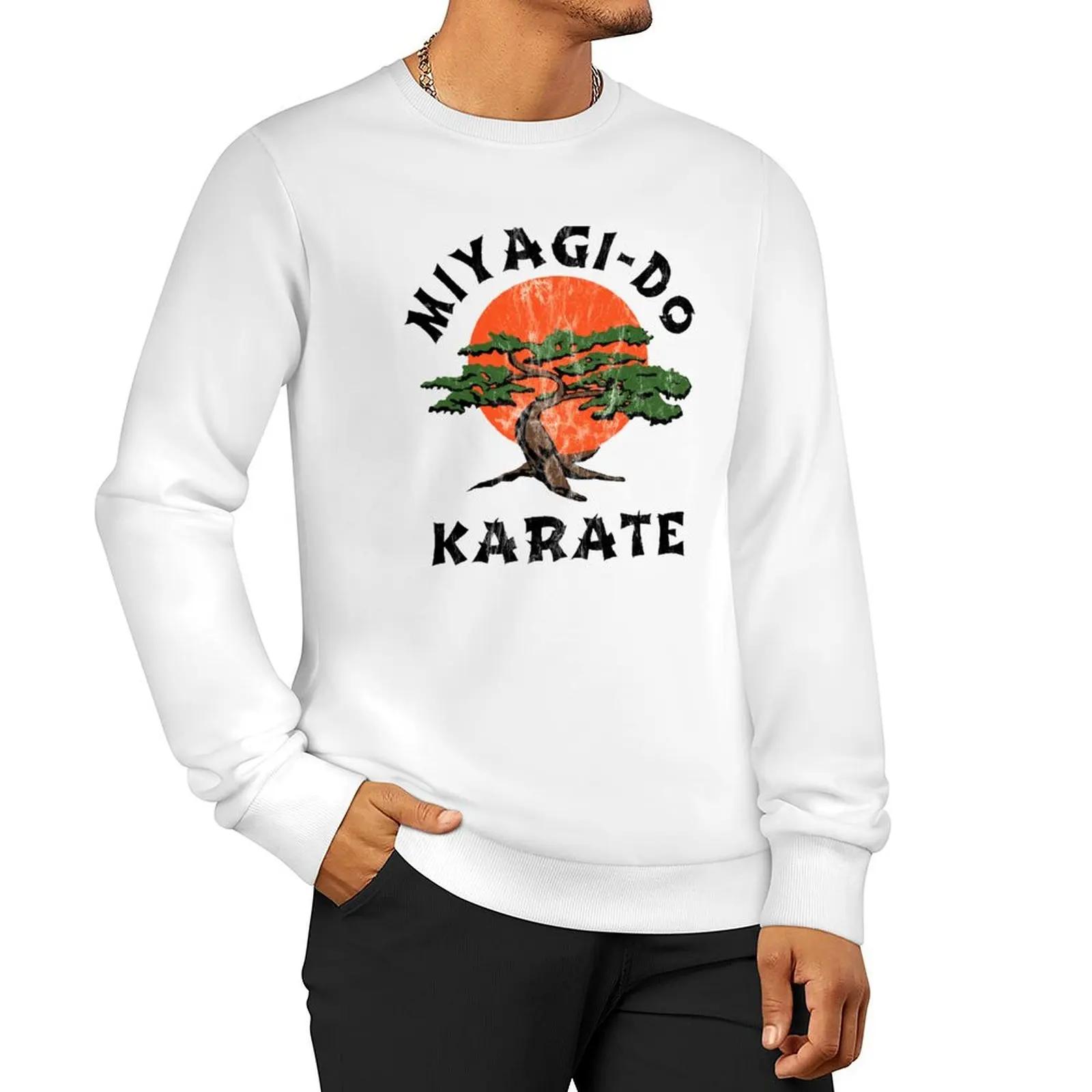 Miyagi Do Karate (distressed) Sweatshirt fashion men men's autumn clothes sweatshirt for men