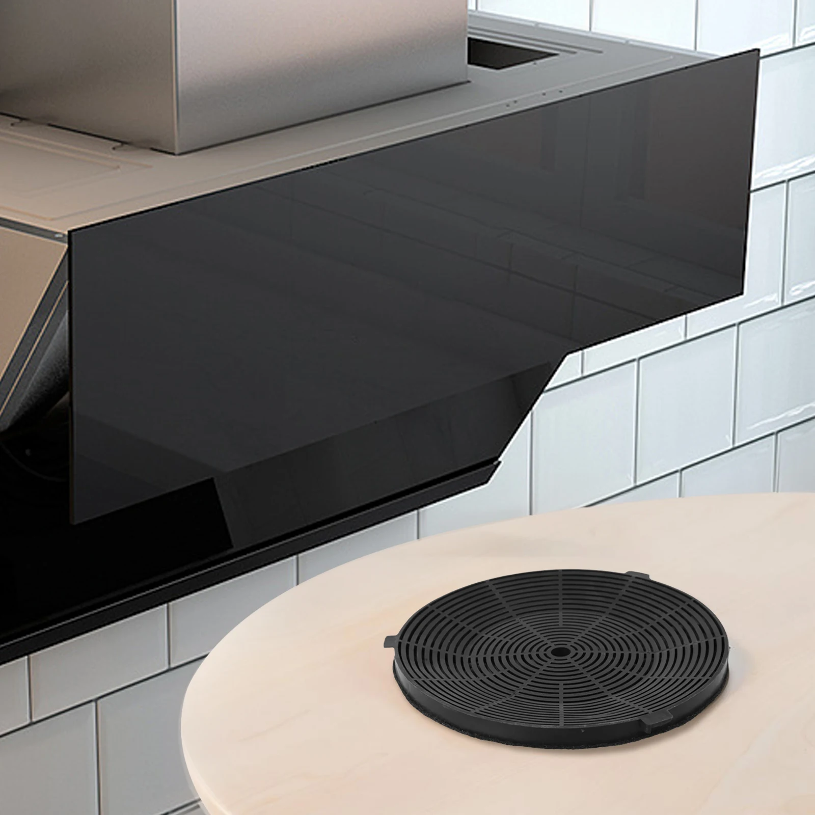 Kitchen Cleaning Activated Carbon Filter Easy Installation Filter 175*175*10mm Easy To Replace Filter For Kitchen Hood