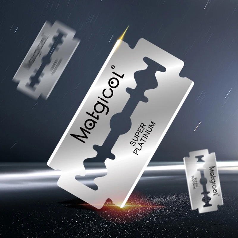 50/100PCS New mens razor blade Swedish stainless steel barber double edge razor blade Razor Blades For Double Edge Razor