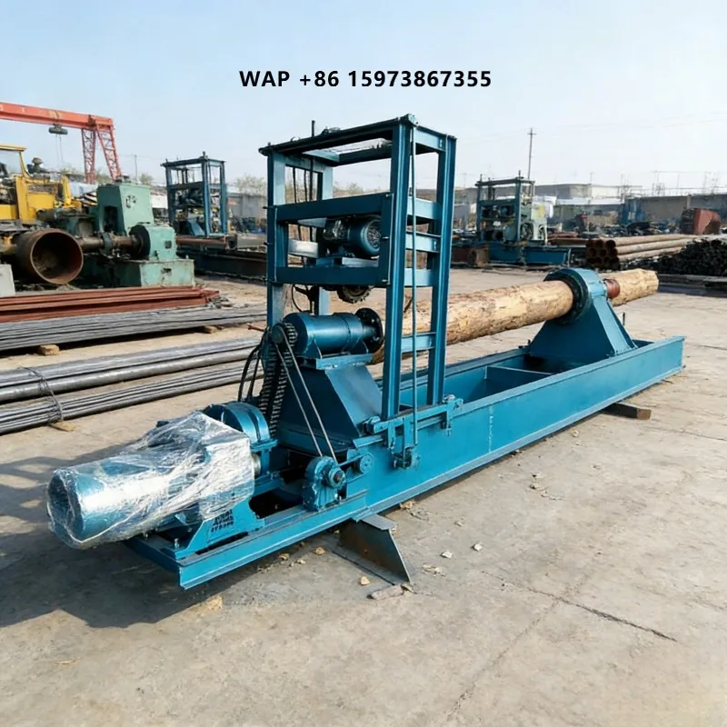 High Quality Woodworking Rotating Hard Wood Walls Column Log Timber Milling groove Wood Rounding Machine