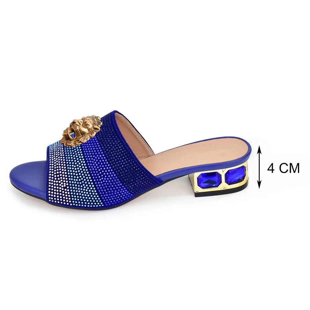 Summer couples Flip-flops Brand Designer Casual Be ach slippers women's Rhinestone luxury sandals Italian Dinner Party style
