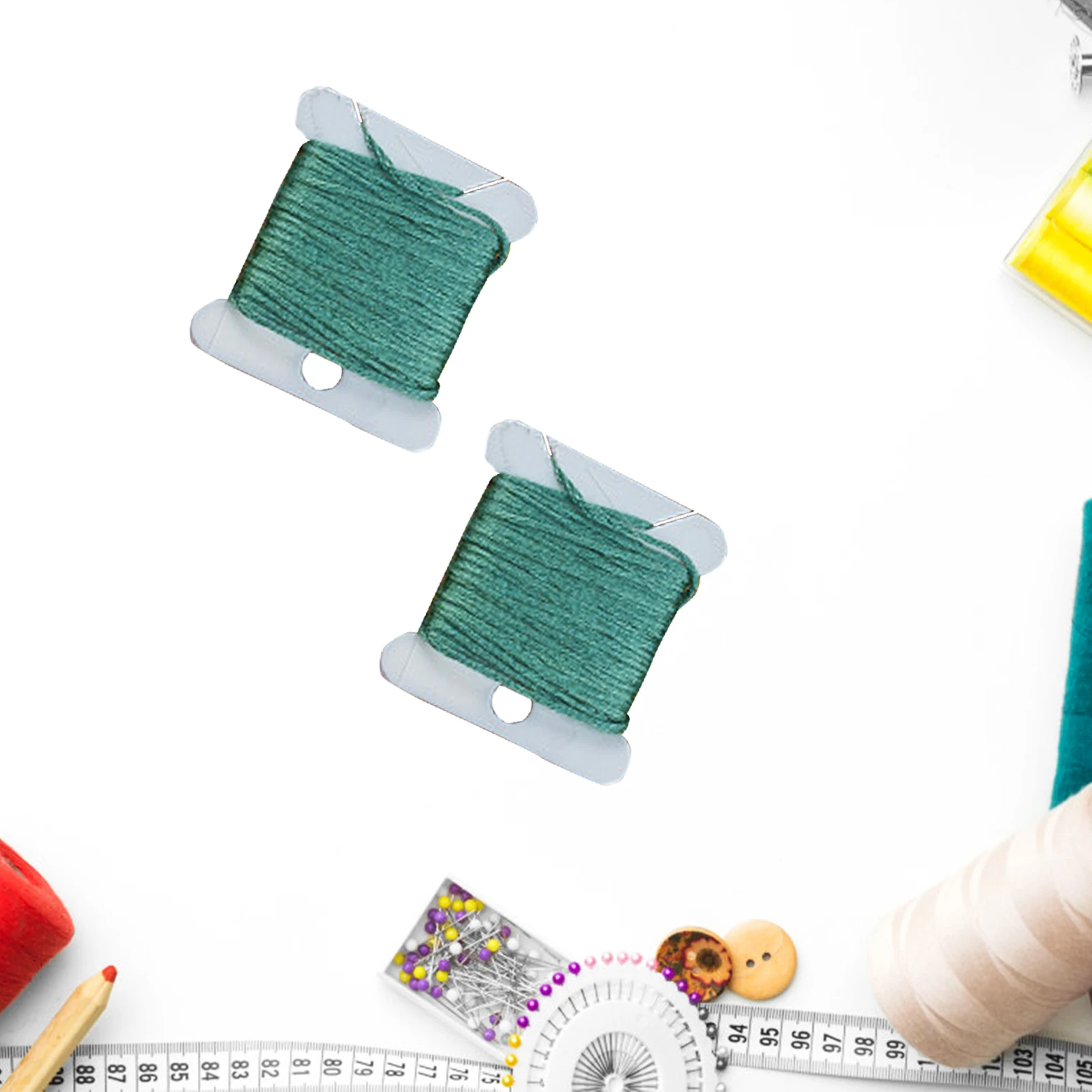 Winding Plate Reusable Compact Thread Organizer For Cross Stitch Embroidery Sewing Yarn Bobbins Storage Tool Plastic Wind