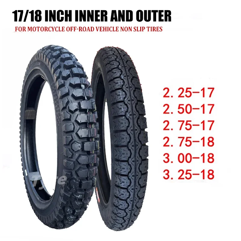 Chaoyang 2.25-17 2.50-17 2.75-17 3.00-17 3.00-18 Tires for Motorcycle Off-road Vehicle Non slip outer tires