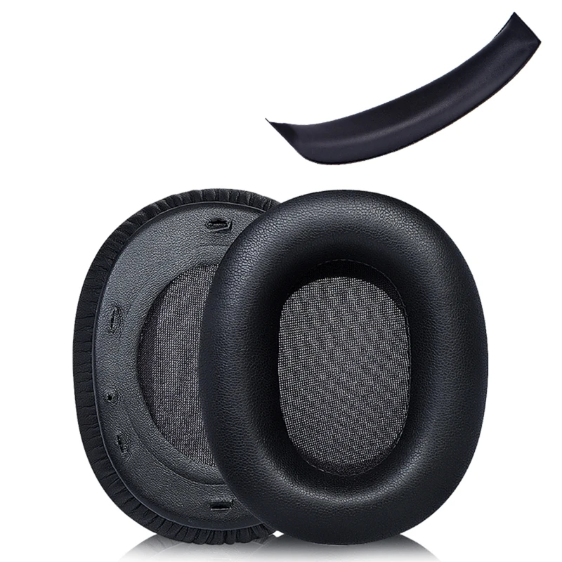Almohadillas de Cuero para Auriculares Edifier W800BT W808BT K800 K830 K815P K841P G1 G20, Cubiertas de Esponja para Auriculares