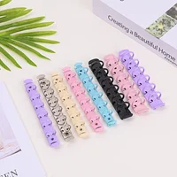 Accesorios de Hardware A7, anillos de carpeta, Clip de encuadernación de Metal para cuaderno, carpeta de oficina de hojas sueltas de seis agujeros, carpeta de cuaderno de viaje