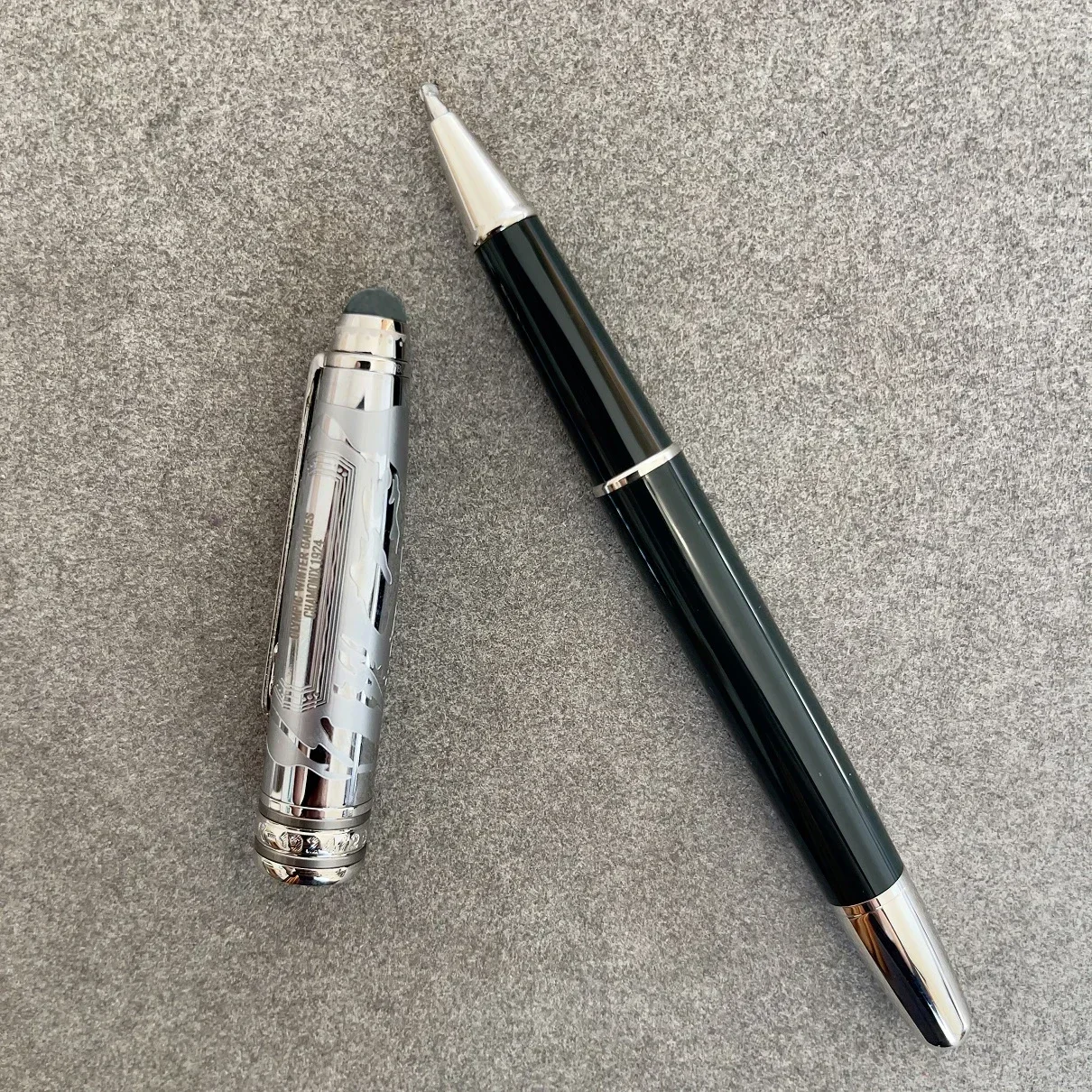 Edición limitada de lujo mb 163 tapa de Metal M.k 100 colores centenarios pluma de escritura tinta bolígrafo Rollerball