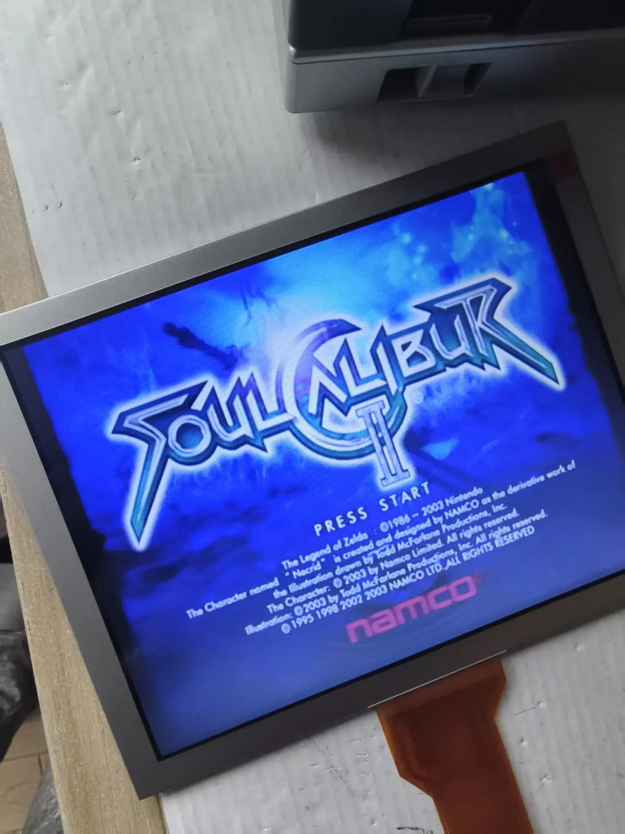 

NGC European version screen AV line sequence