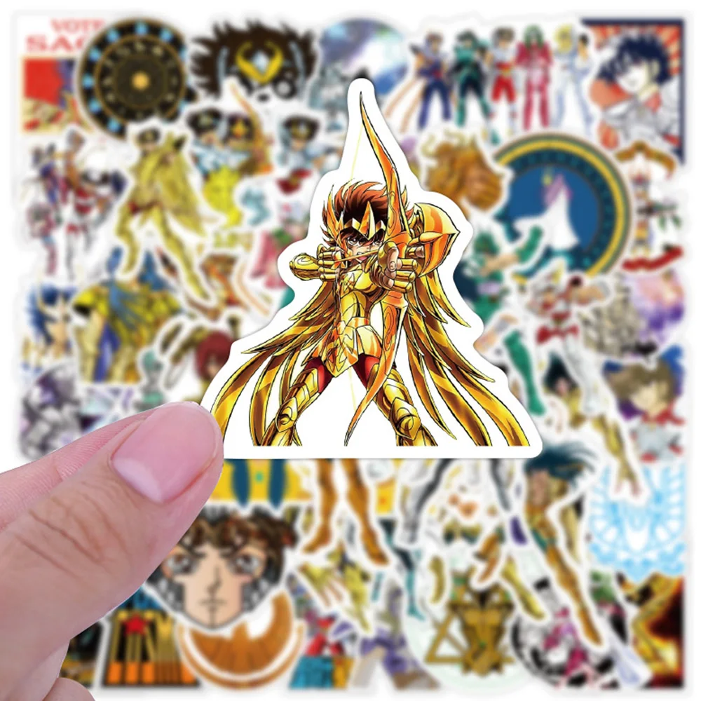 10/30/50pcs Anime Saint Seiya Stickers Waterproof Decals Laptop Skateboard Phone Car Motorcycle Cool Sticker Kids Classic Toys