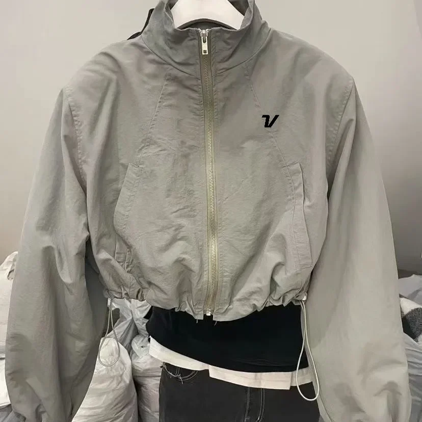 Women's Golf Clothing Sun Protection Clothing Summer UV Protection Collar All-match Zipper Short Golf Jacket Fashion Casual Coat