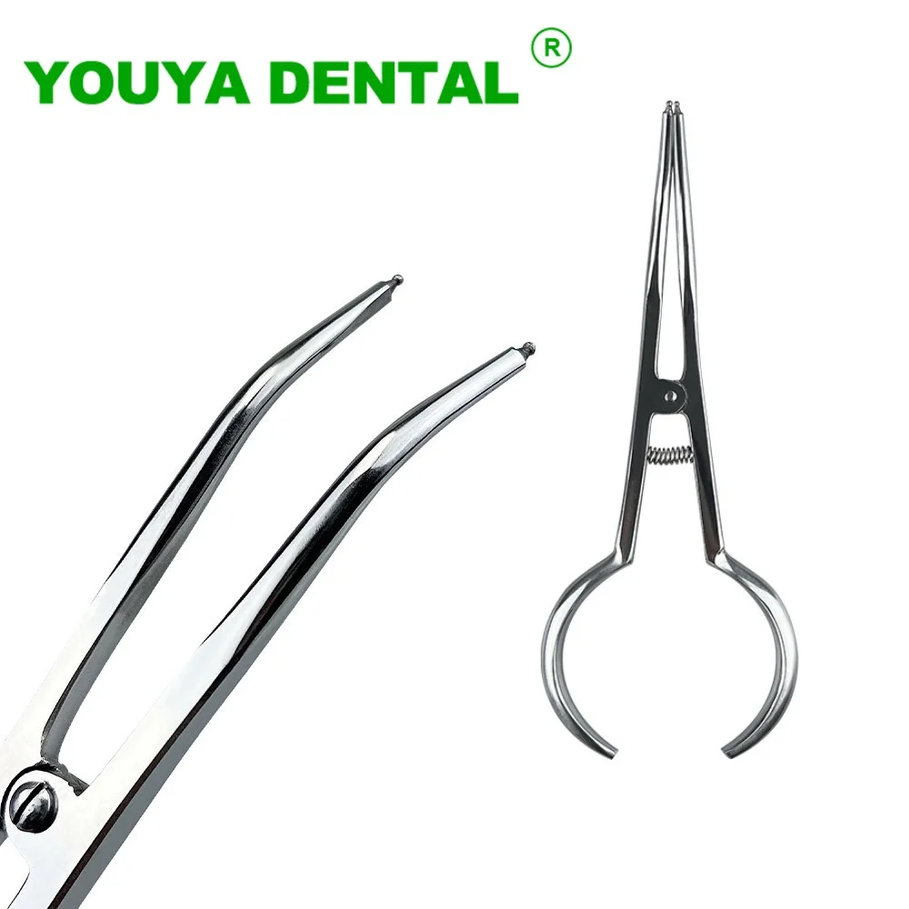 Dental Separator Placing Circle Pliers Orthodontic Elastic Rubber Ring Ligature Ties Forceps Dentist Instrument Tools