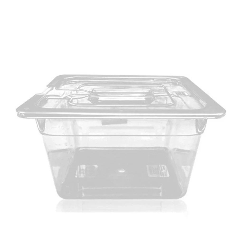 

2pcs Clear Plastic Slow Cooker Lid 11L Replacement Cover For Low Temperature Cooking Machine Sous Vide Transparent