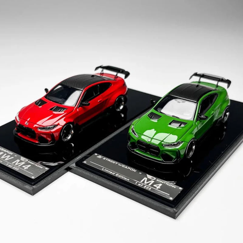 

SW 1:64 M4 G82 ADRO BODY KIT, имитация сплава, модель автомобиля, статическая коллекция, украшенные праздничные подарки, игрушки