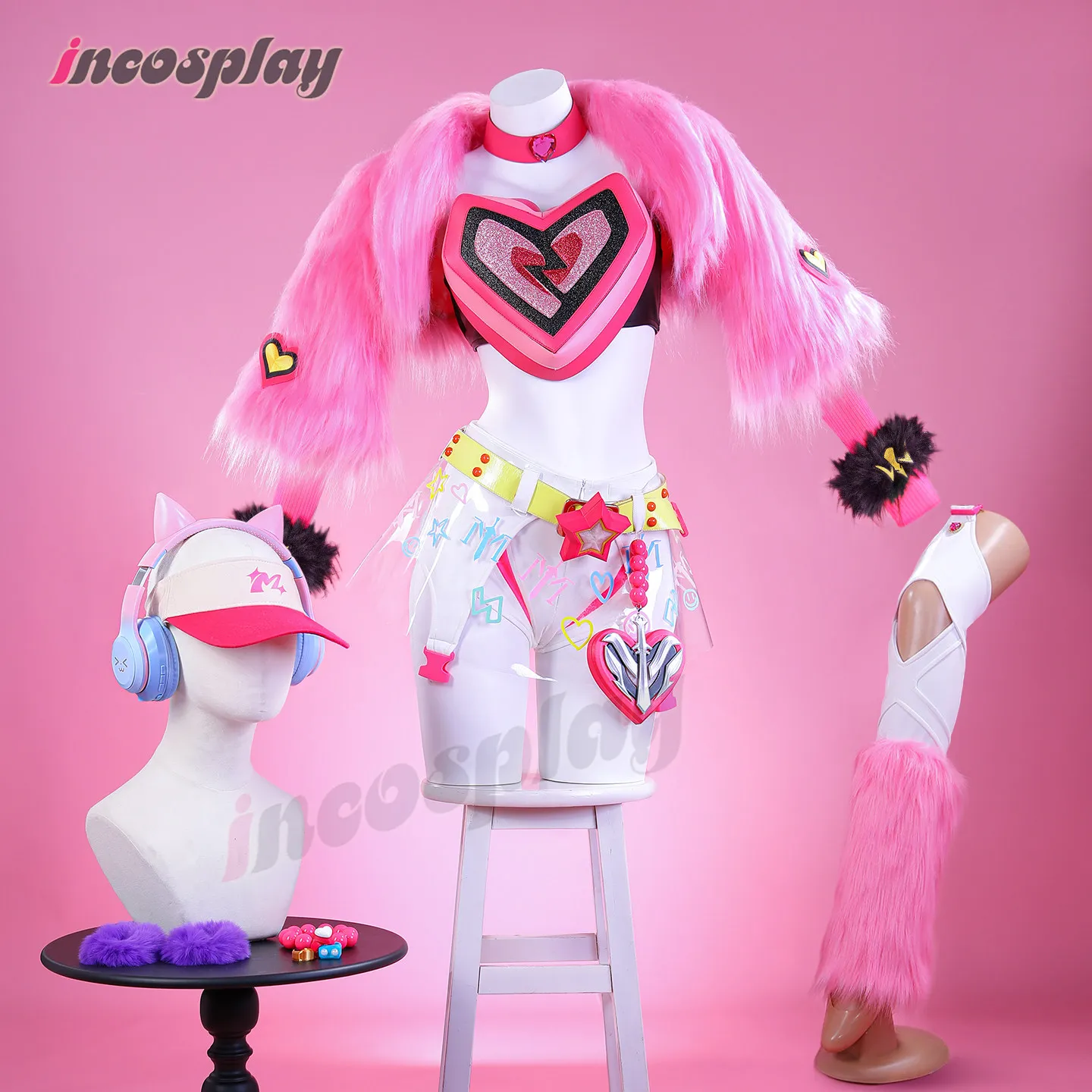 

Magik 2026 Newly Cosplay Costume Rivals Game Women's Hip-hop Style Uniform Jacket Shorts Corset Props Halloween Party Magik Suit