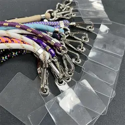 Adjustable Phone Lanyard Detachable Neck Cord Lanyard Strap Compatible Pendant with Card for Mobile Key Fob Colors