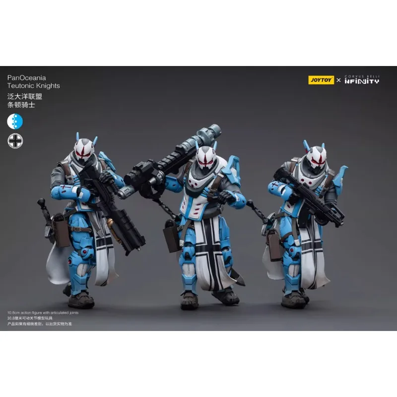 [IN STOCK] JOYTOY Infinity 1/18 Action Figures Anime10.8cm PanOceania Teutonic Knights Collection Model Toys Boy Xmas Gifts