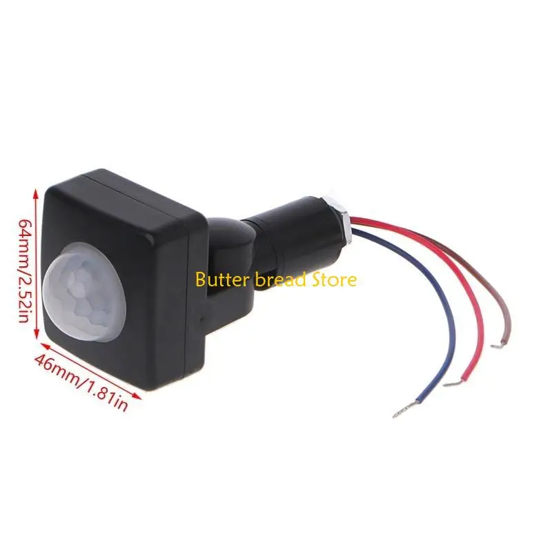 W89C LED 110 ° 100W Infrarot-PIR-Bewegungssensor-Detektor-Wandleuchte 110-240V