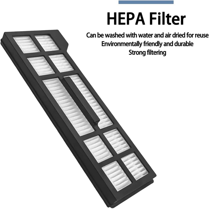 YCOC-For Eufy X10 Pro Omni Robot Vacuum Parts Main Roller Side Brush Filter Mop Cloth Dust Bags Accessories Kit