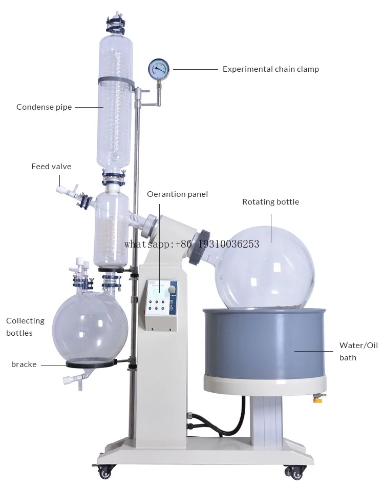 

Rotavapor 50L Liter Rotary Evaporator With Vacuum Pump And Chiller