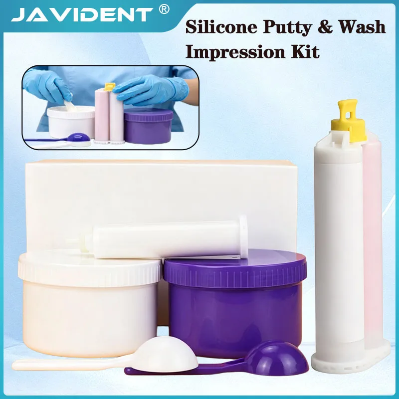 50ml Dental Light Body Silicone Impression Material - Elastomeric Rubber for Precise Dental Molds Dentistry Tool