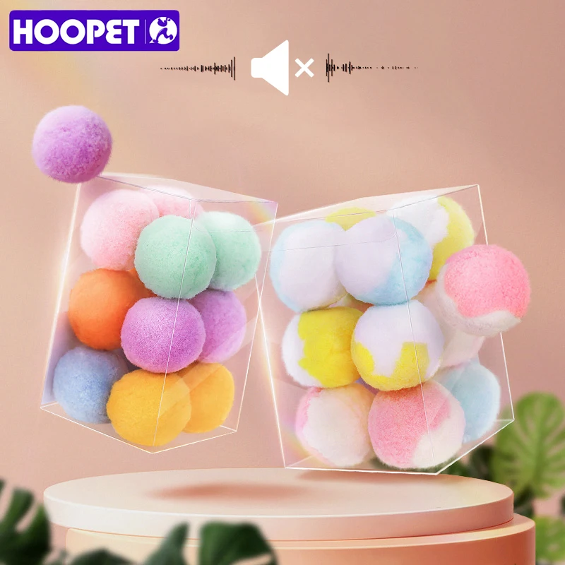 HOOPET  Cat Toy Ball Self-healing And Boring Artifact Teasing Cat Stick Self-entertainment, Bite-resistant Mute Pet Kitten Suppl