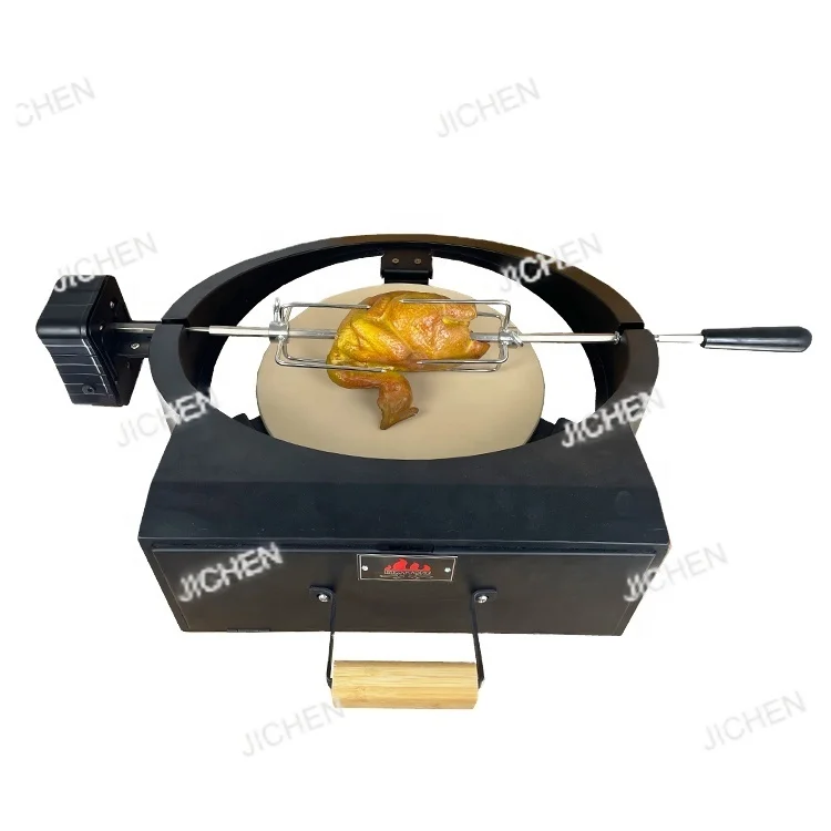 Neu Grillwerkzeuge 24-Zoll Shop-Kit Metall-Hähnchen-Set mit Keramik-Holzkohle-Pizza-Backfunktion