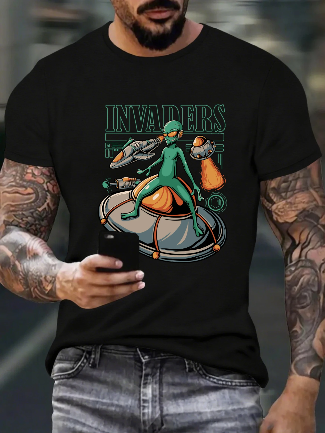 

Men's Vintage Mechanic T-Shirt Garage Retro Casual Streetwear Cotton Tops