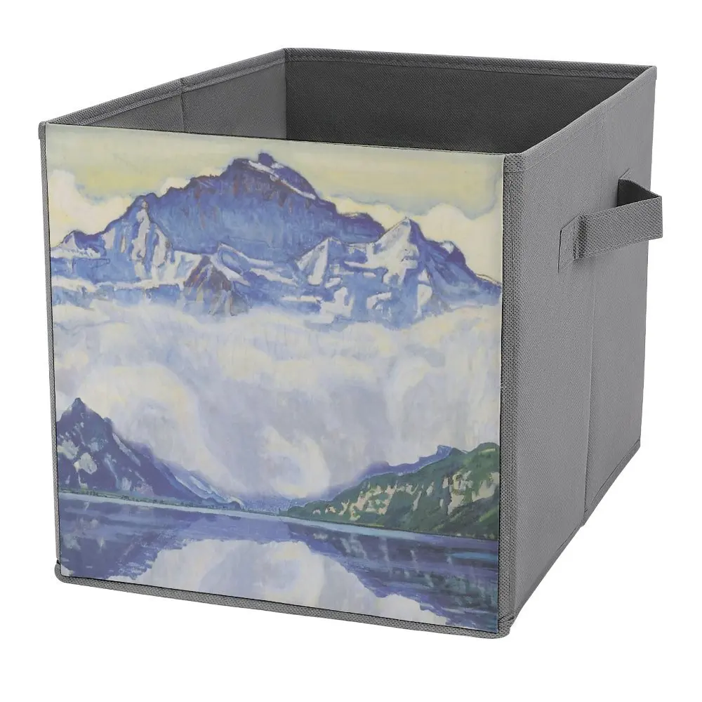 Storage Tank Ferdinand Hodler Large Capacity Novelty Folding Storage Box Durable Can Be Folded Storage of Socks Bedroom Storage