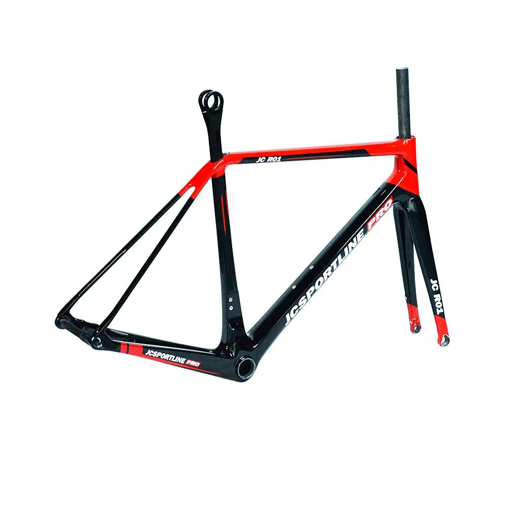 Carbon Frame Road Racing Bike with Stem V-brake D-Brake 46cm 48cm 50cm 52cm 54cm