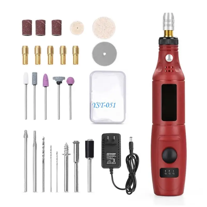 

E15A Многофункциональная электрическая шлифовальная ручка Набор инструментов для ремонта модели с подробной резьбой