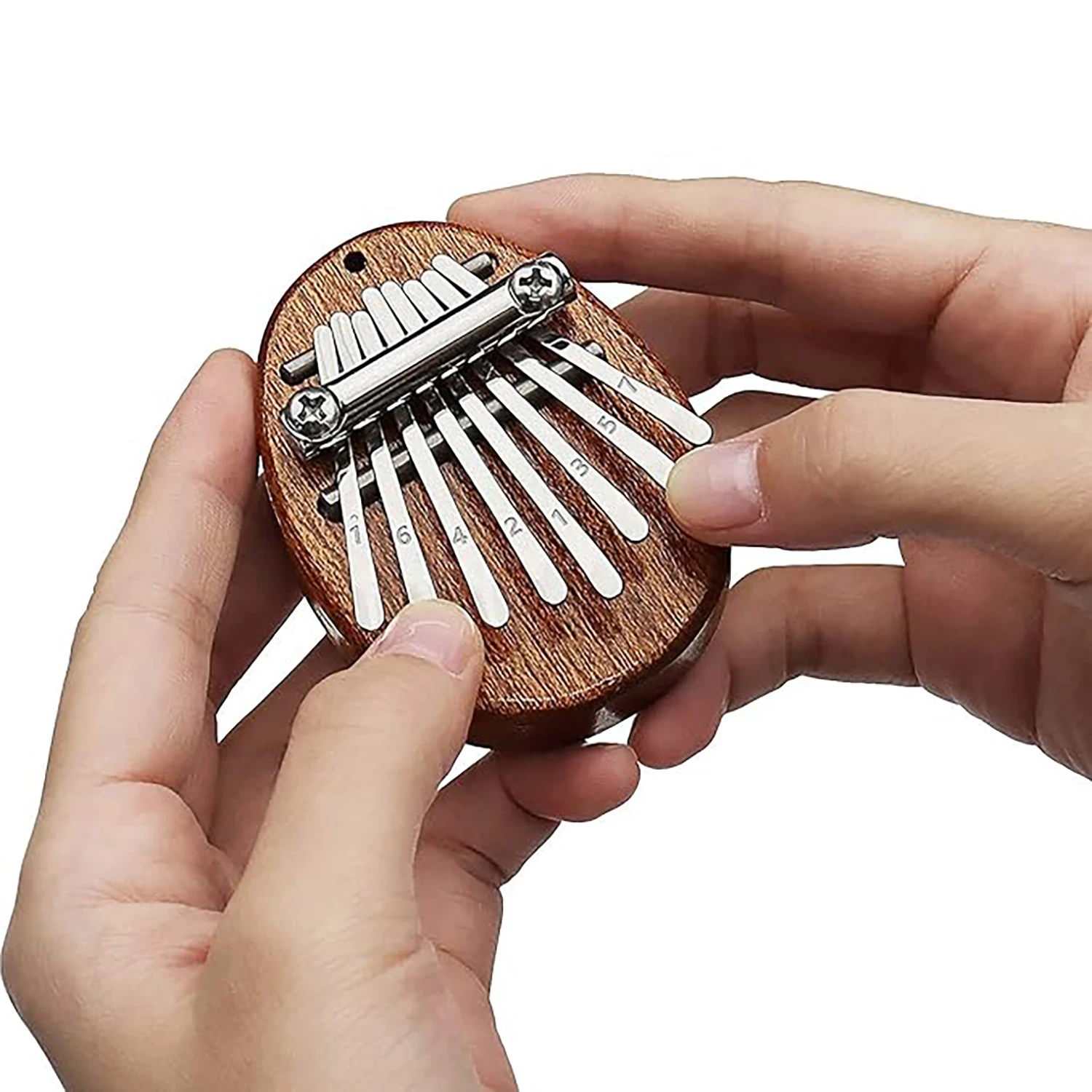 

Children's Mini Thumb Piano Toy Karinbaqin Finger Piano 8-tone Piano Beginner Mini Thumb Piano Portable