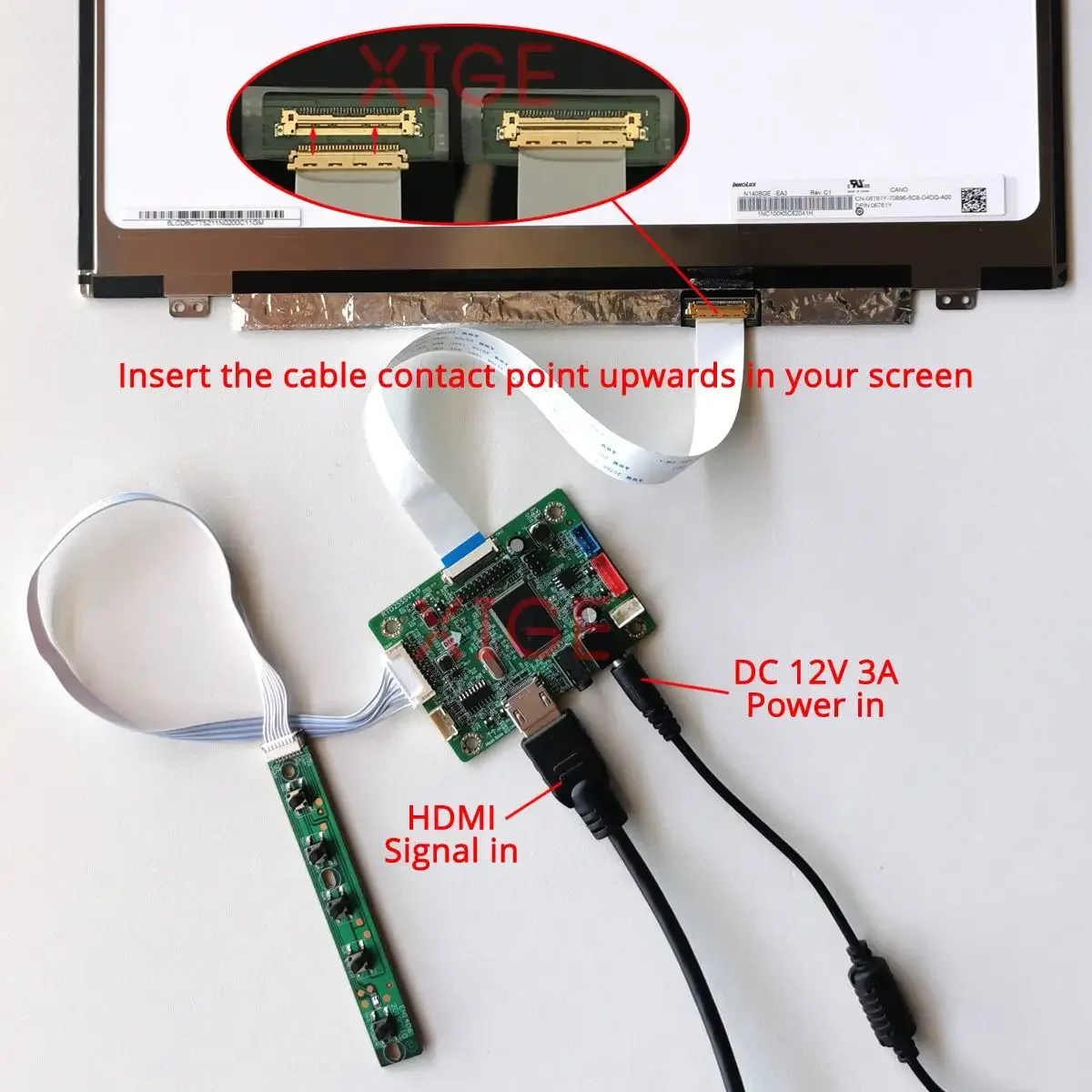 For LP125WF4 LP125WF3 LP125WF1 LP125WF2 Controller Drive Board Kit Laptop Display HDMI-Compatible 1920*1080 EDP-30 Pin 1920x1080