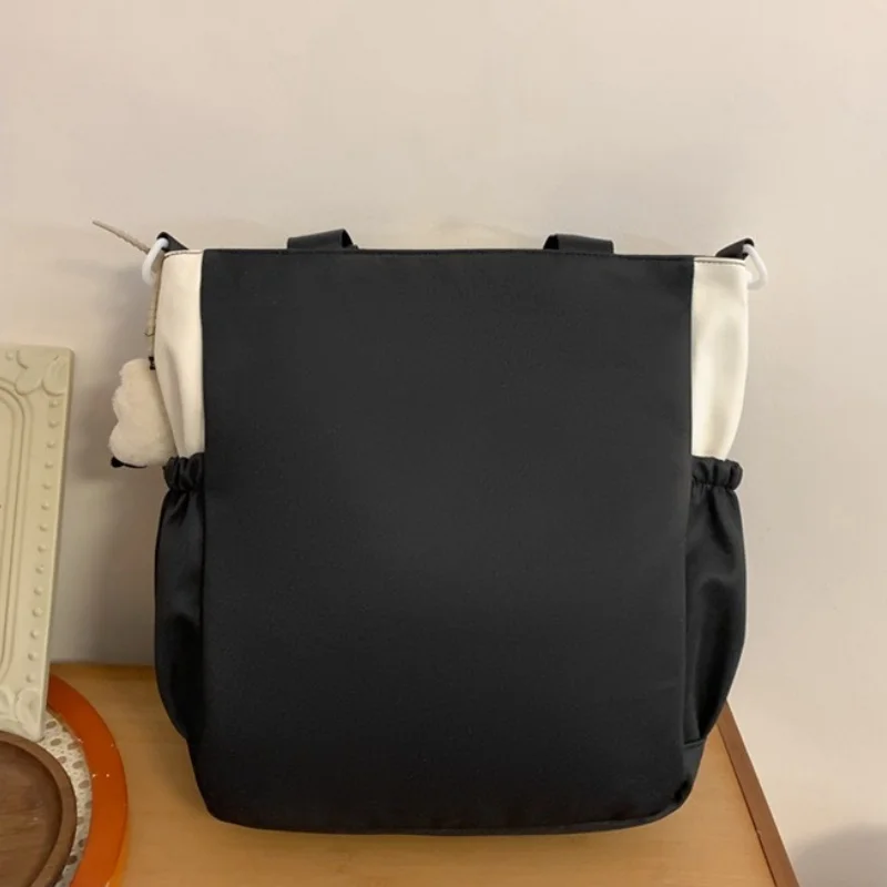 Large Capacity Shoulder Bags for Students,Versatile Nylon Waterproof Satchel,Portable for Traveling,Handy Phone Pocket