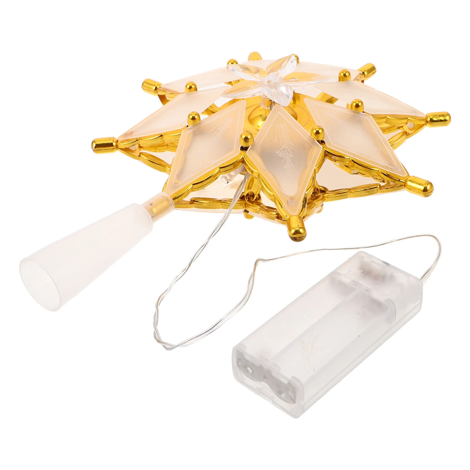 

Weather Resistant LED Star Tree Topper Unique Design for Home Party Decor Energy Saving Multicolor Star Tree Topper