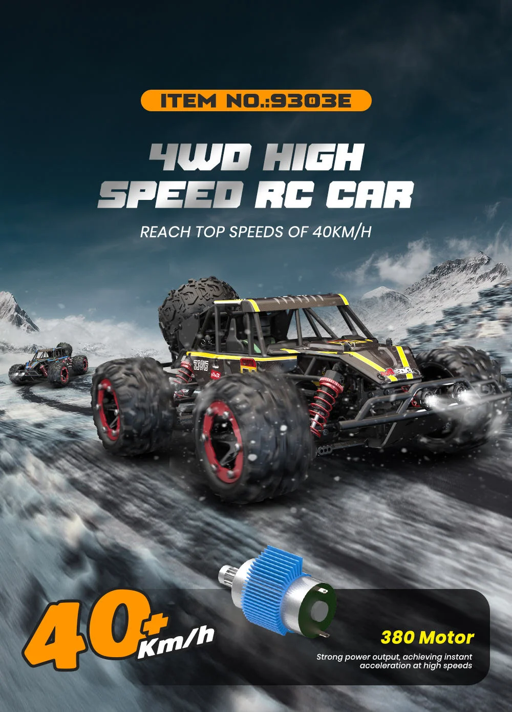 

New Product 1:18 Full Scale Four-Wheel Drive High-Speed Remote Control Car Off-Road Pickup Truck Climbing Car Rc Racing Model
