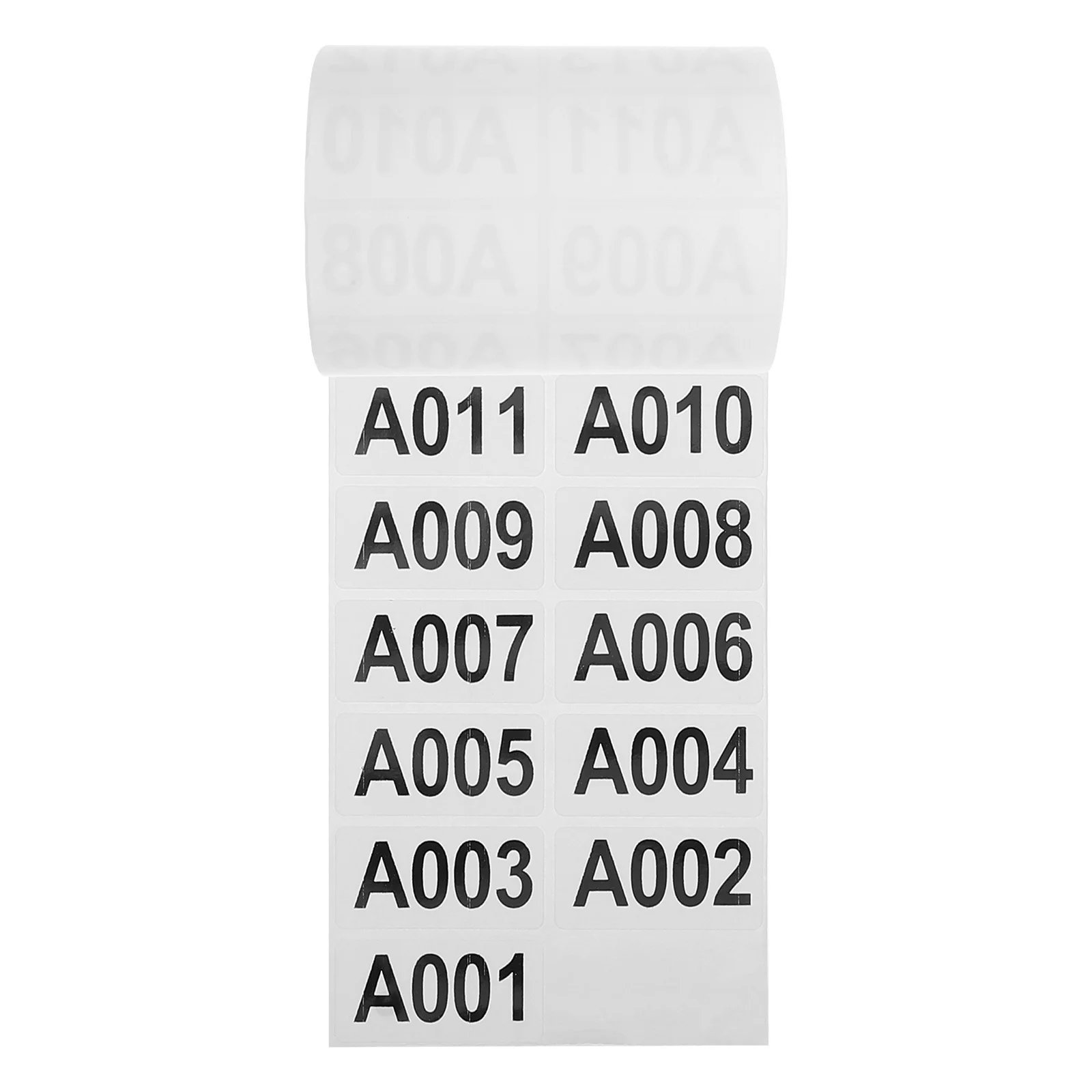 

1 Roll Consecutive Labels Number Stickers for Inventory Management -A999 High Visibility Sequential Numbering Classification