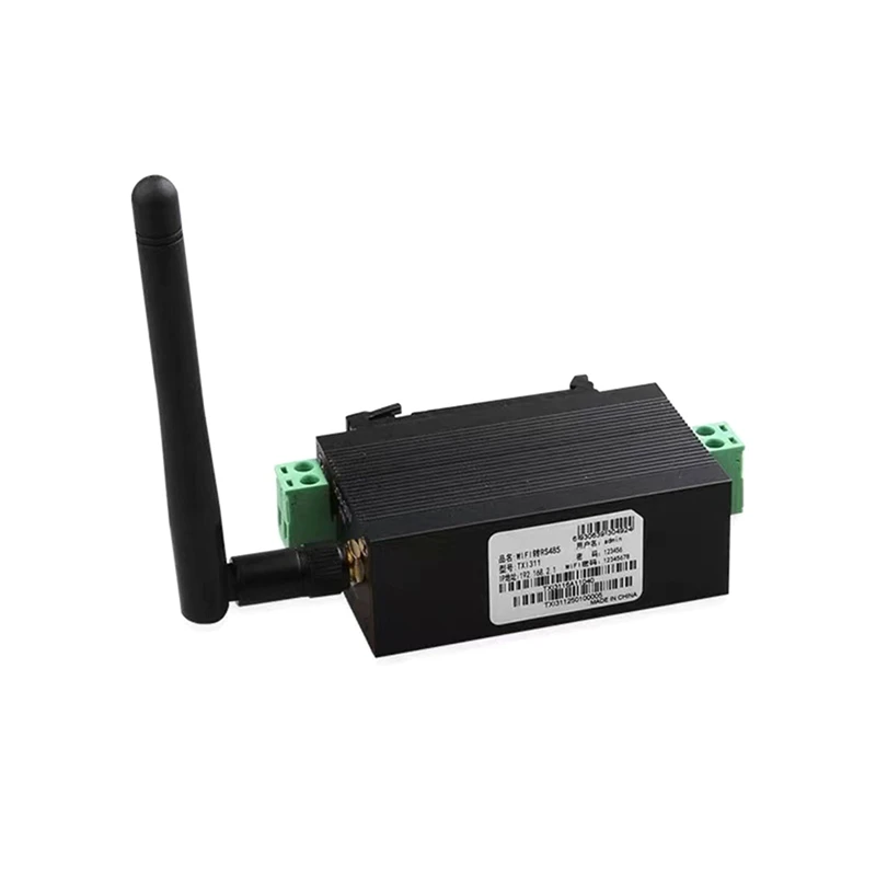 Modbus Wifi シリアル サーバー Rs485 から Wifi レール タイプ ワイヤレス ネットワーク通信 Rtu モジュール Mqtt ゲートウェイ