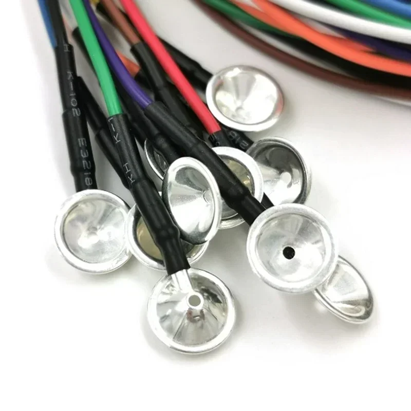 2026snap eeg electrodes sintered agcl eeg electrodes nihon kohden gold cup eeg cables
