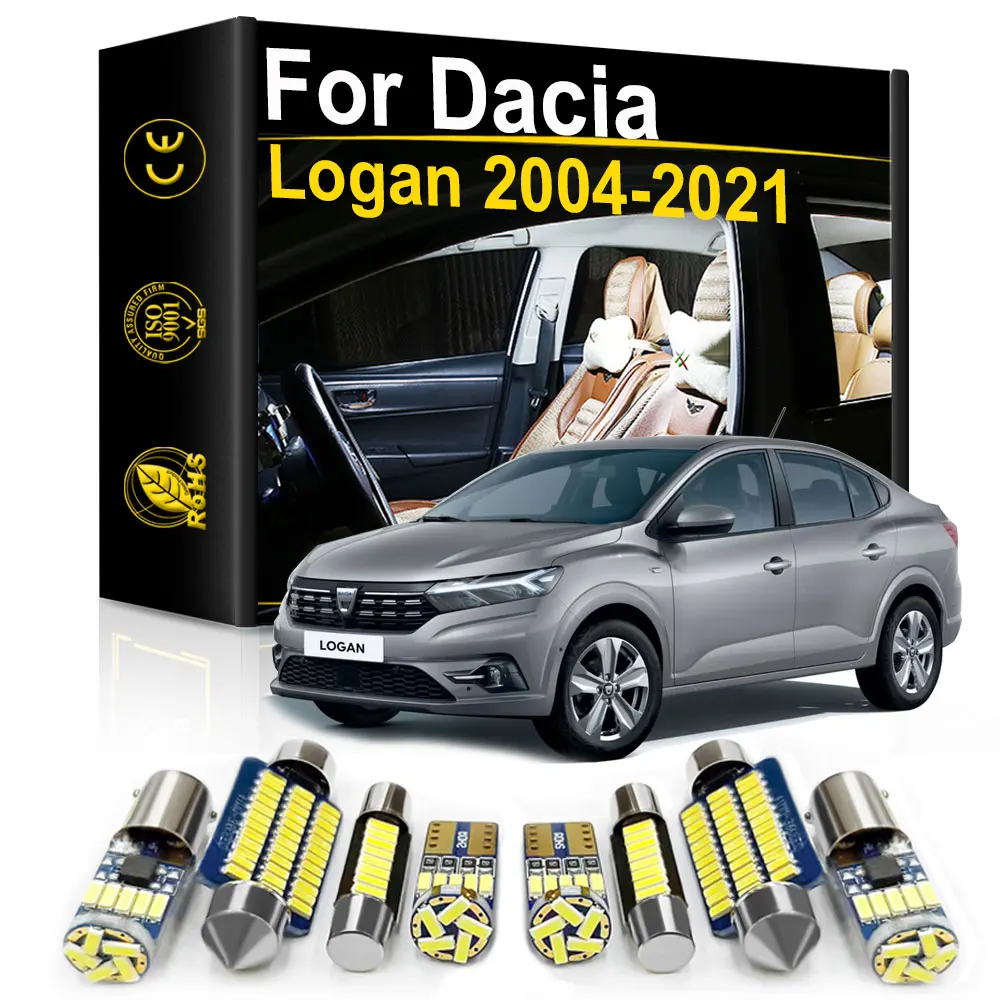 Luz LED Interior para coche, accesorio Canbus para Dacia Logan 2 3 MCV Express Pickup Saloon 2007-2016 2021, 2022