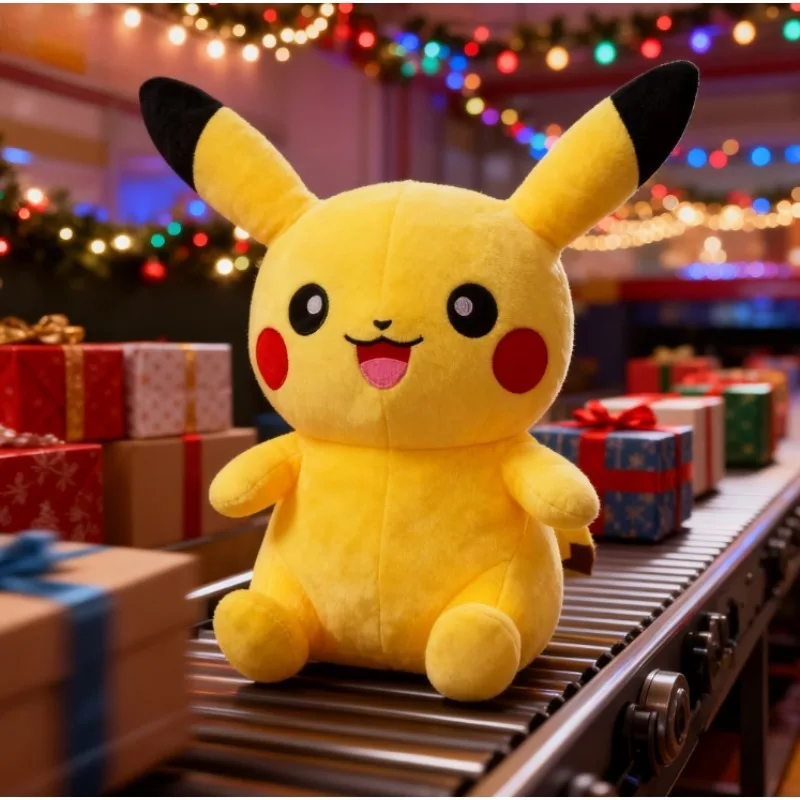 Pokemon Plush Doll Pikachu Stuffed Toys for Children Anime Throw Pillow Birthday Christmas Gift for Children Friends Boys Girls