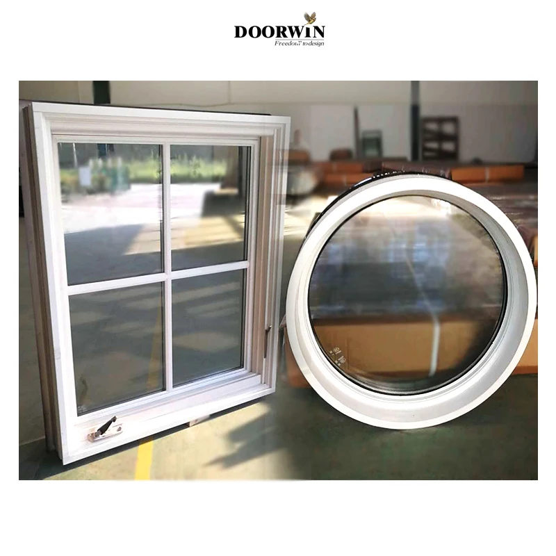 

Doorwin America Brand Hardware Windproof Sound Proof Rain Proof Skylight Roof Wood Aluminum Crank Windows Casement Windows