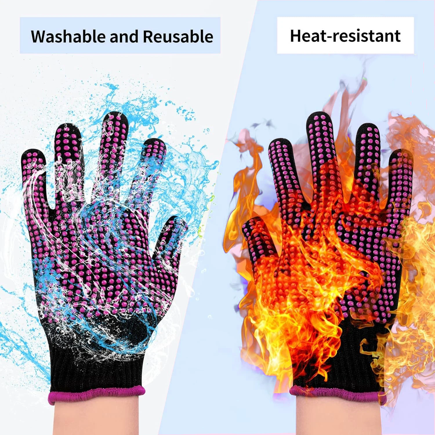 1 Pair Barbecue Anti-scald Glo - Outdoor Camping Oven ulasan dan harga