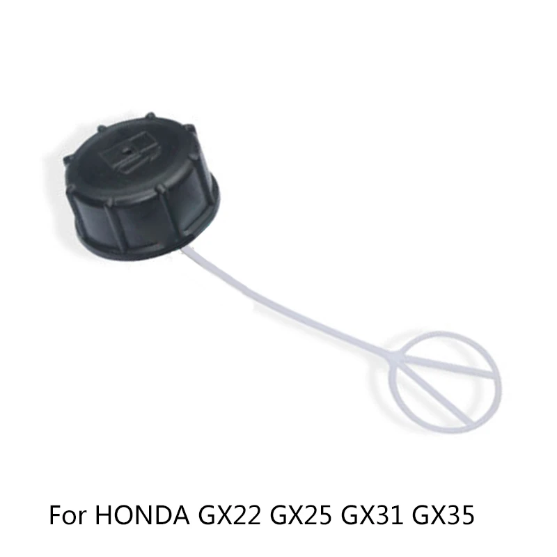 

1pc Fuel Petrol Tank Cap For Honda GX22 GX25 GX31 GX35 Strimmer Brushcutter Engine Grass Trimmer Garden Tool Parts Black