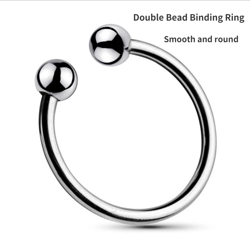 Penis Ring Stainless Rings Head Glan Stimulating Adult Products Male Sex Toys Metal Ring Sex Toys for Men Delay Ejaculation