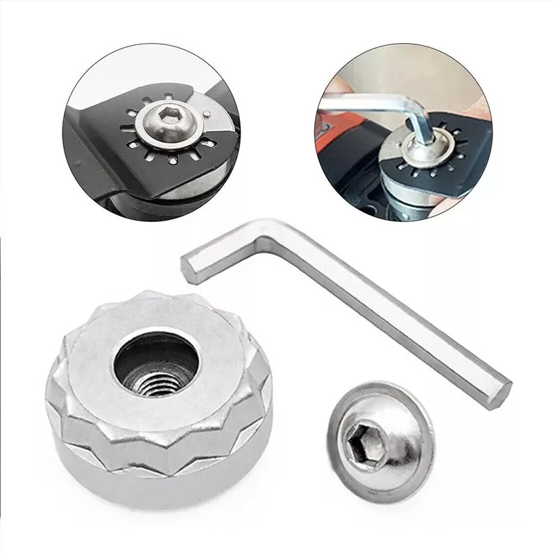 

Starlock Interface Adapter with Hex Wrench and Screw Adapter Tool for Most Oscillating Saw-Blade