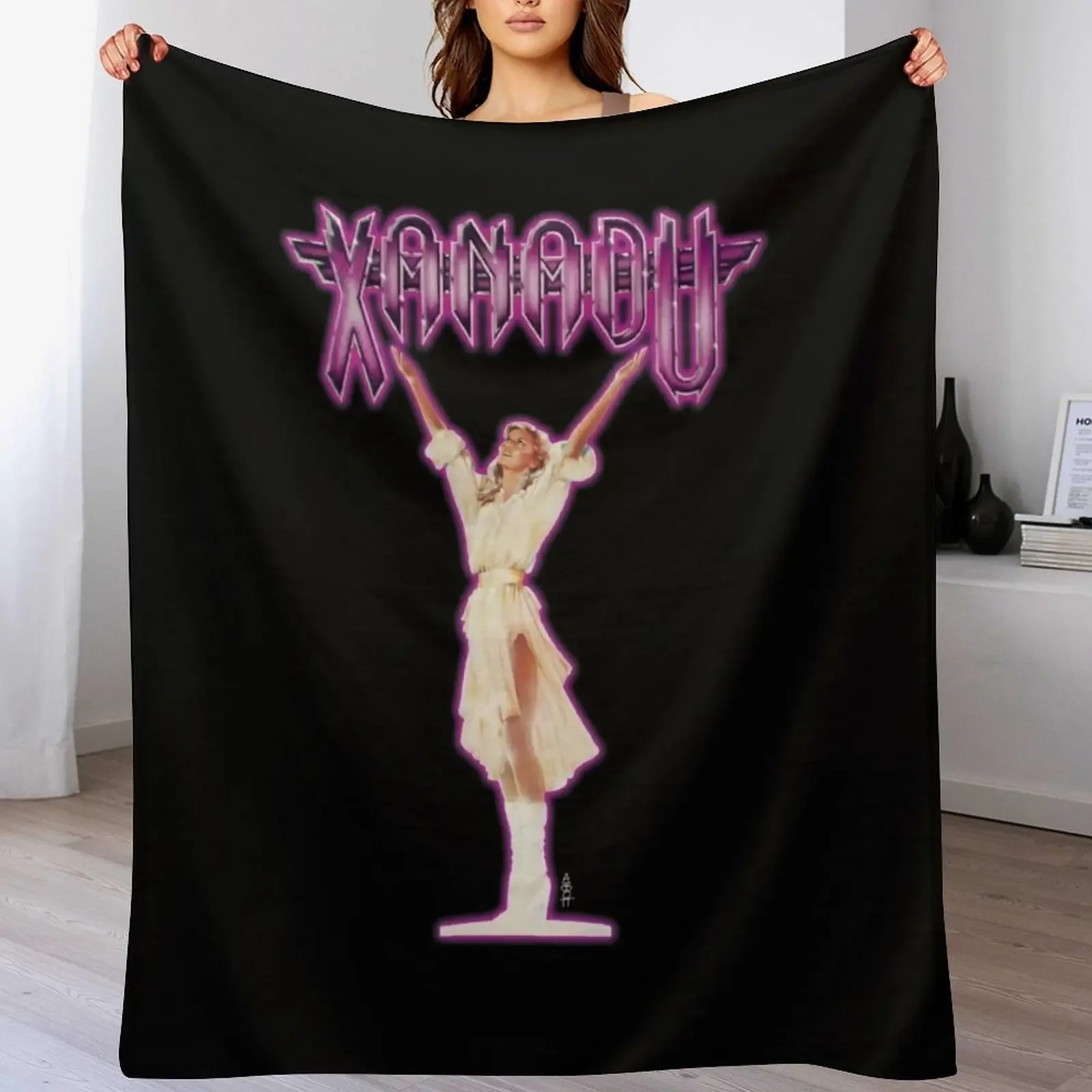 XANADU Kira Olivia Newton-John Throw Blanket Warm Accent Blanket for Living Room Decoration