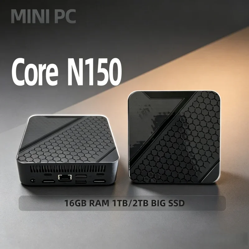All-scene Portable 2026 Mini PC N150 Processor 8GB 16GB RAM SSD 4K Display WiFi6 BT5.2 Compact Laptop