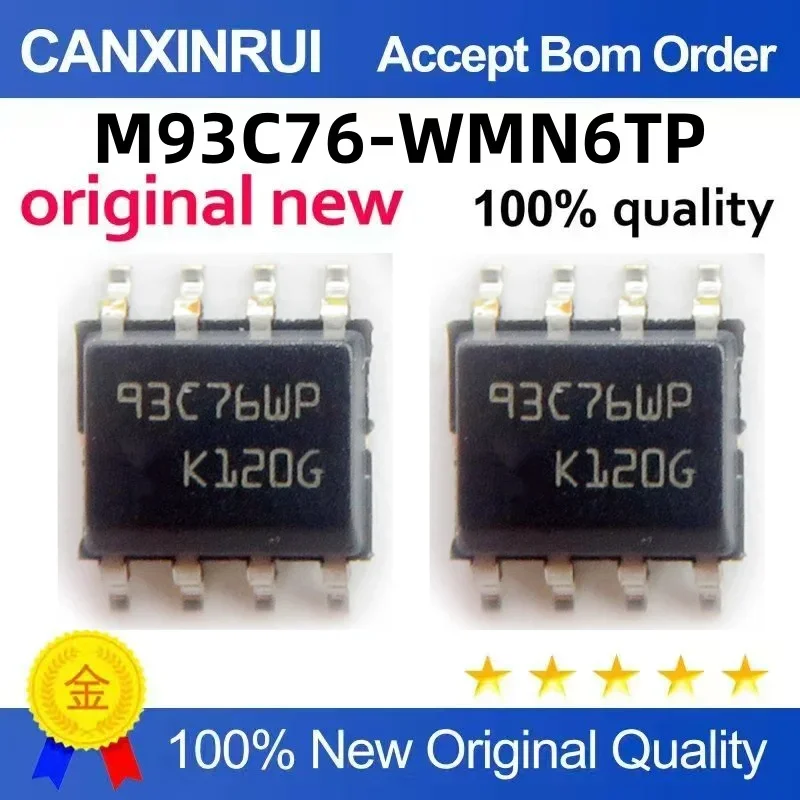 (5-100 pieces) Brand new original M93C76-WMN6TP 93C76WP SOP-8 spot chip IC
